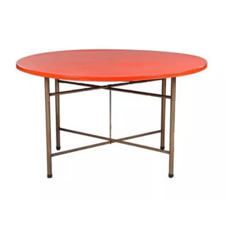 二手圓桌 紅色直徑 6尺 （ 180公分）
