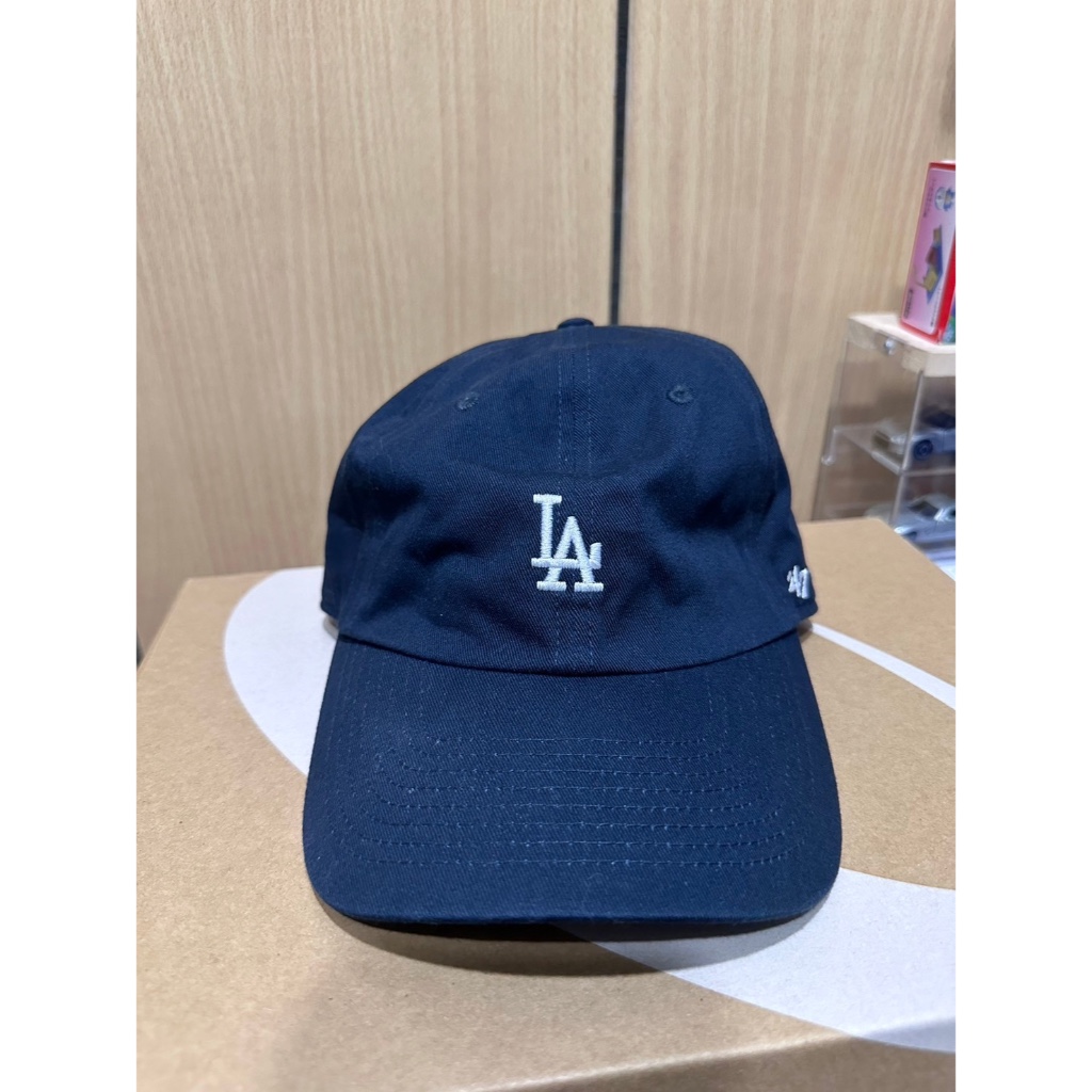 47 brand 老帽 LA小logo 棒球帽 深藍