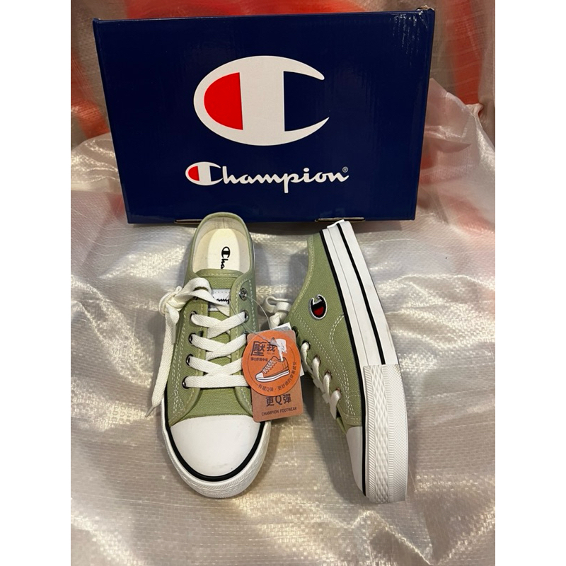 CHAMPION｜休閒運動鞋｜運動鞋｜帆布鞋｜穆勒鞋｜淺綠｜女鞋｜WSLS-3014-40 no080|24cm