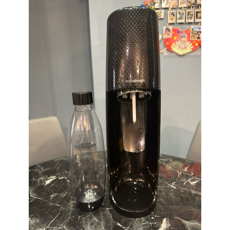 Sodastream Spirit 時尚風自動扣瓶氣泡水機(黑）