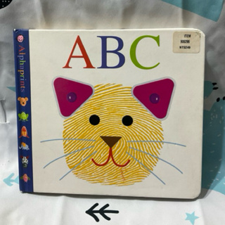 ABC Alphaprints 字母書 英文 童書 硬頁 觸感 priddybooks