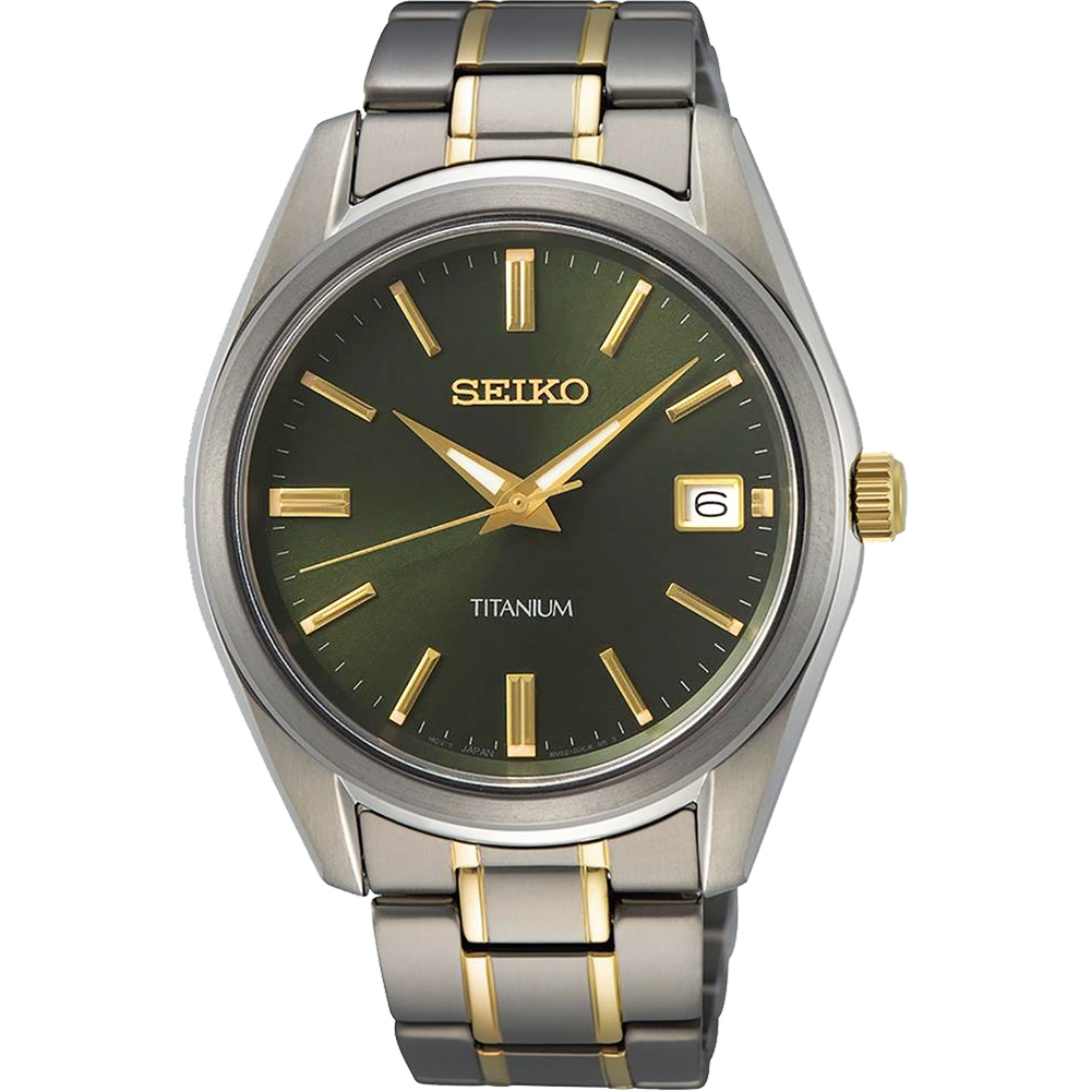 SEIKO精工 CS 鈦金屬簡約手錶  -40mm (SUR377P1/6N52-00B0G)  SK027
