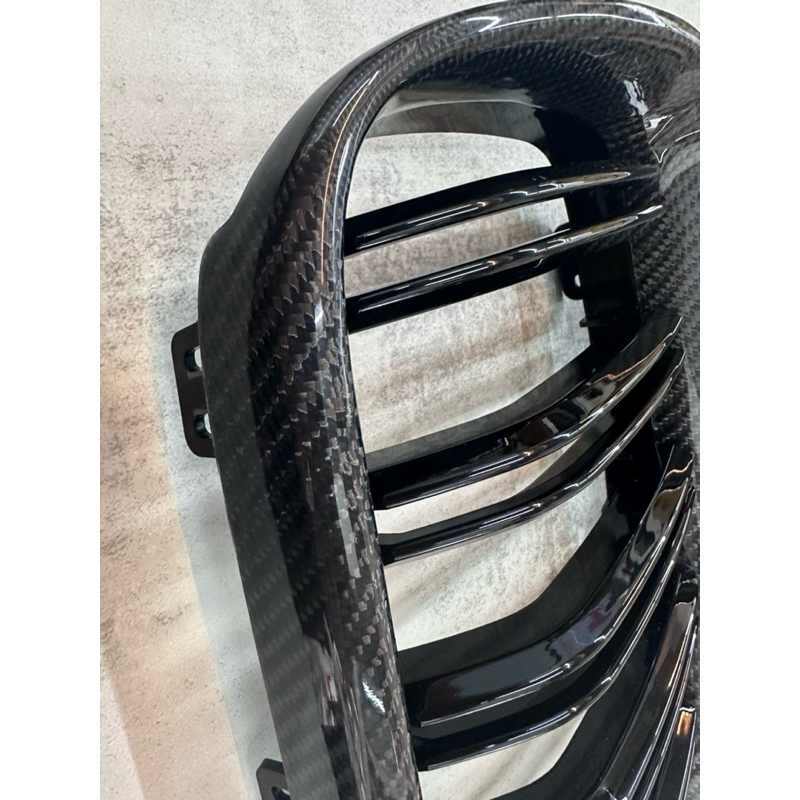 適用BMW E90 水箱罩 中網 鼻頭 正碳纖維材質