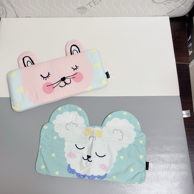 #二手現貨出清#韓國🇰🇷#Bonita BeBe 3D Air Mesh 三段式可調整高度 透氣枕頭 兒童動物系列枕頭