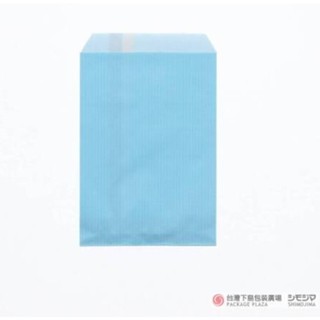 【日商 臺灣下島包裝】紙袋 平口袋 柄小袋 ) R-85 R-70 / 淺藍 (直條紋) 200入