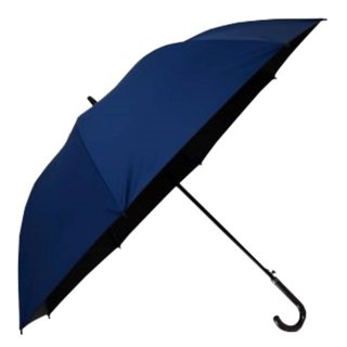 【大雨傘 大傘 超大雨傘】大王冷靜傘 黑膠傘-傘下直徑132公分 A6306 雨傘 加大雨傘 直傘 晴雨傘【配配大賣場】