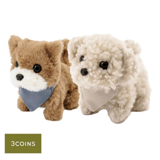 日本3COINS 電動寵物仿真狗 2色|仿真狗狗 會走路、叫、搖尾巴 |毛絨玩具 禮物 兒童玩具