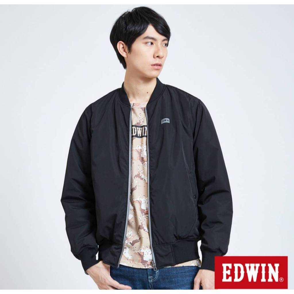 特價(代購) 正品EDWIN鑀德恩 男生 潮流機能 雙面穿 反光 舖棉外套---XL 號