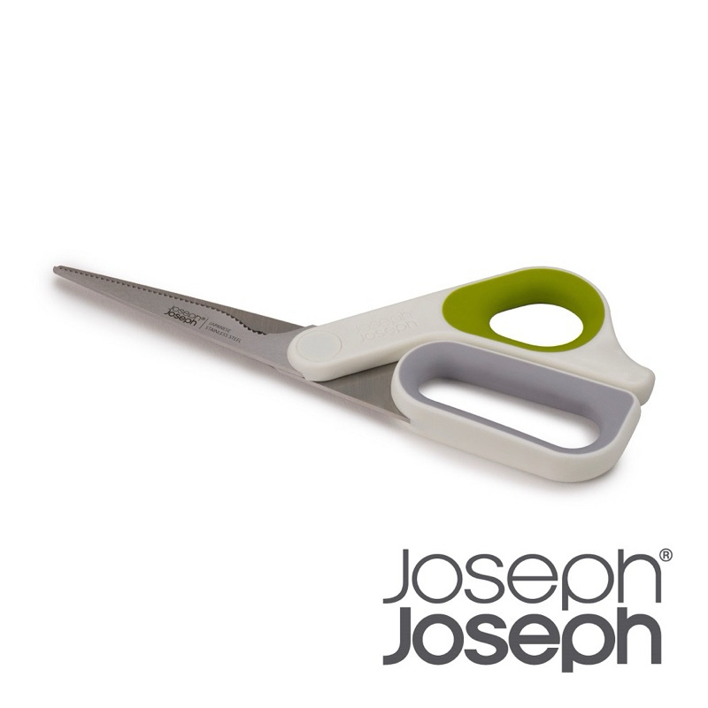 英國Joseph Joseph 好順手廚房多功能剪刀、 輕巧削皮器（紅）