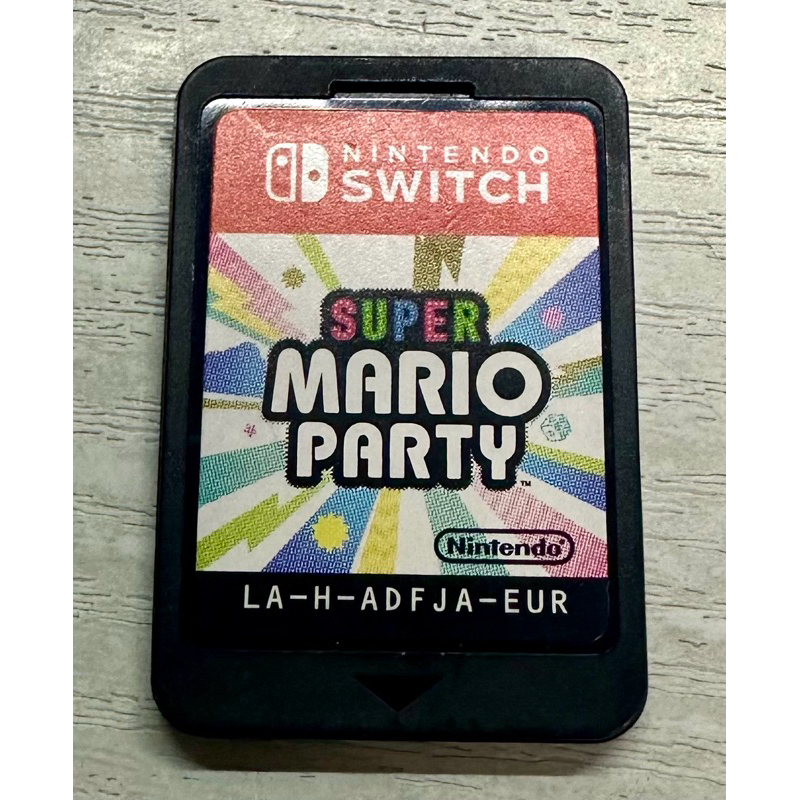 Switch Mario Party 瑪利歐派對 裸片 無盒子 二手片