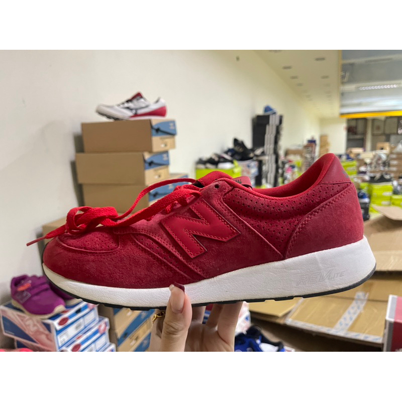 大灌體育👟出清特賣 過季 NG出清 New balance 420 麂皮 紅色 男 休閒鞋 mrl420si