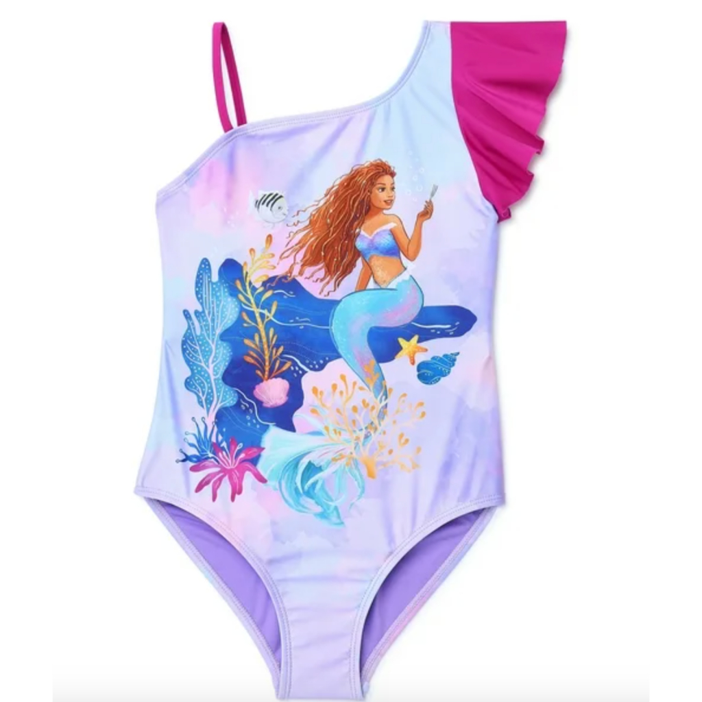 預購❤️正版❤️ 美國迪士尼 小美人魚  泳衣 泳裝 Mermaid Ａriel 女童泳衣