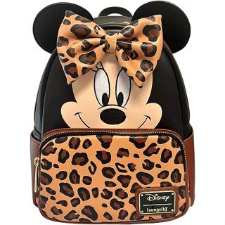 預購👍正版空運👍美國迪士尼 Loungefly Minnie 米妮 豹紋 後背包 背包