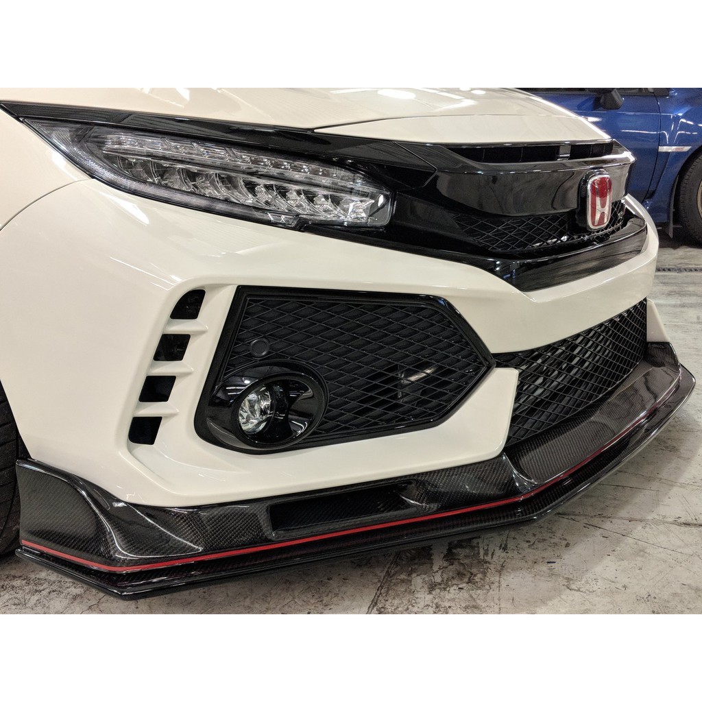 【亞諾車酷】HONDA Civic TYPER FK8 EV 碳纖 前下巴