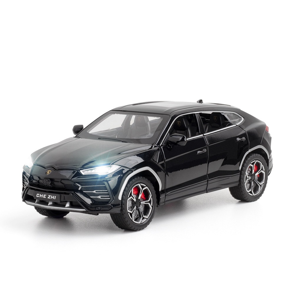1:24 Lamborghini藍寶堅尼 URUS SUV 合金玩具模型車 金屬壓鑄合金車模 回力帶聲光