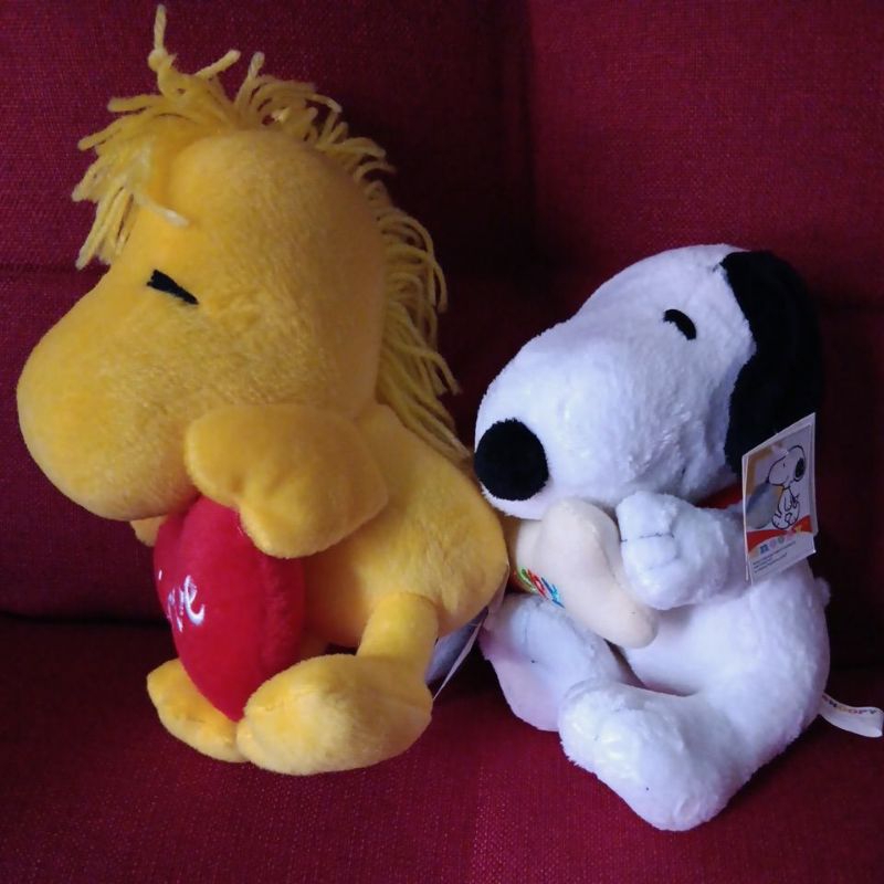 買一送一早期 全新的史努比 Snoopy 小黃鳥 糊塗塔克Woodstock 公仔玩偶 玩具 布偶 絨毛娃娃 絕版珍藏