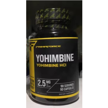 美國Primaforce鹽酸育亨賓膠囊2.5mg90粒促進性健康Yohimbine HCl