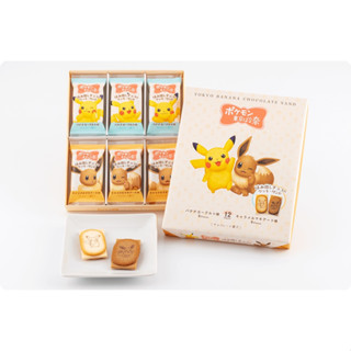 日本代購🌟TOKYO BANANA POKEMON 寶可夢聯名 貓舌夾心餅乾 綜合巧克力夾心餅乾禮盒 皮卡丘 伊布 現貨