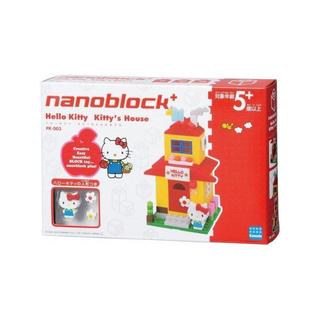 [玩樂高手附發票] 河田積木 nanoblock 積木 PK-003 Hello Kitty Kitty的家 絕版