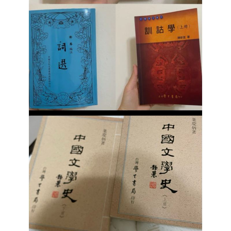 東吳大學中文系/中國文學史（上下冊合售）/通識課用書（售完）