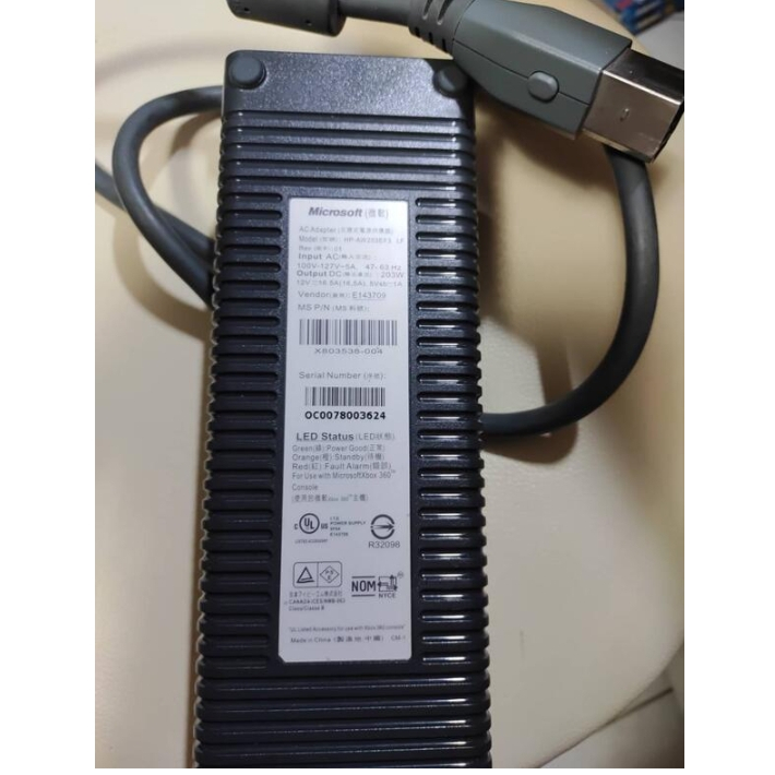 微軟microsoft XBOX360電源供應器變壓器12V12.1A 150W PE-2151-03MX