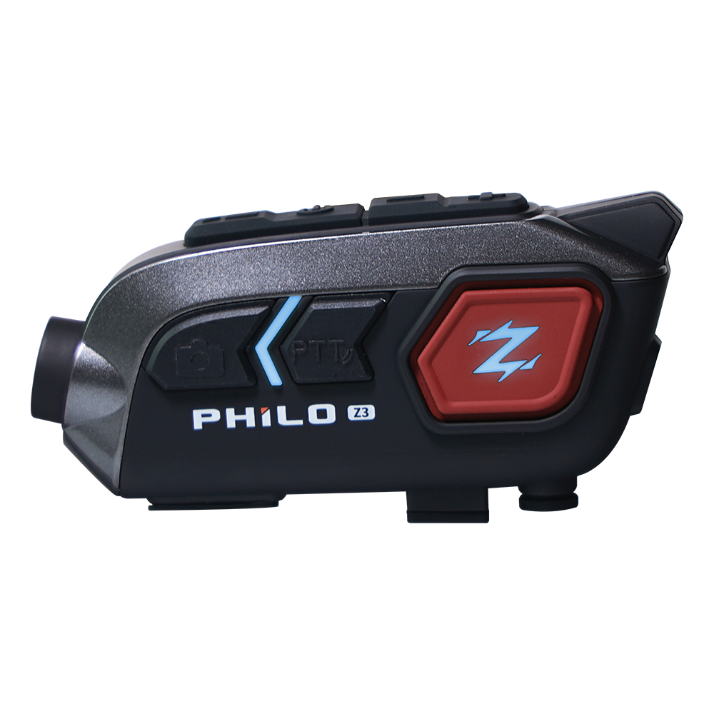 【Philo飛樂】獵隼Z3 真2K高畫質 安全帽藍芽對講 行車紀錄器 藍芽耳機 (贈送64G記憶卡)