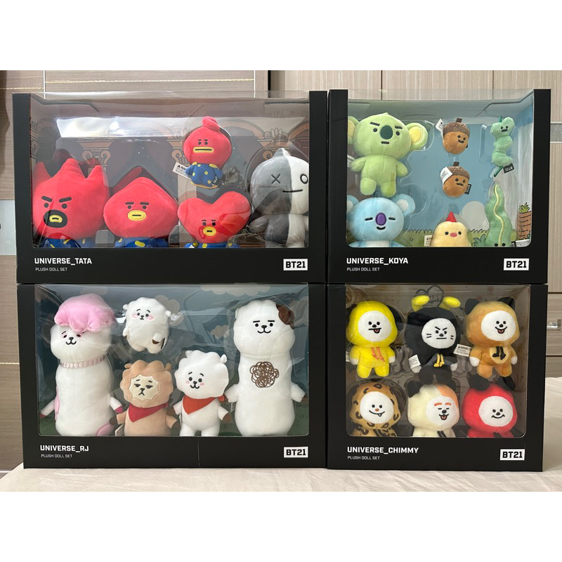 BT21家族娃娃 TATA RJ KOYA CHIMMY 官方正版