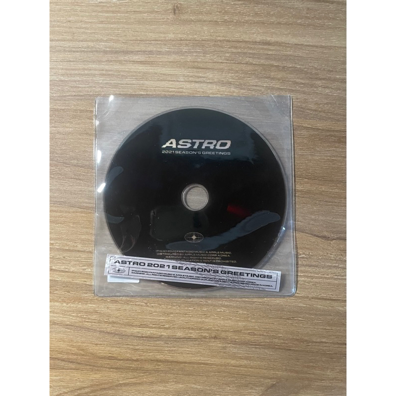 拆售 ASTRO 2021 SEASON’S GREETINGS 季節的問候 黑版 年曆 DVD 韓國進口版 絕版