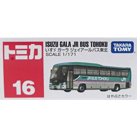 【查克叔叔】全新未拆 封膜 Tomica 16 ISUZU GALA JR BUS TOHOKU 東北 巴士 公車