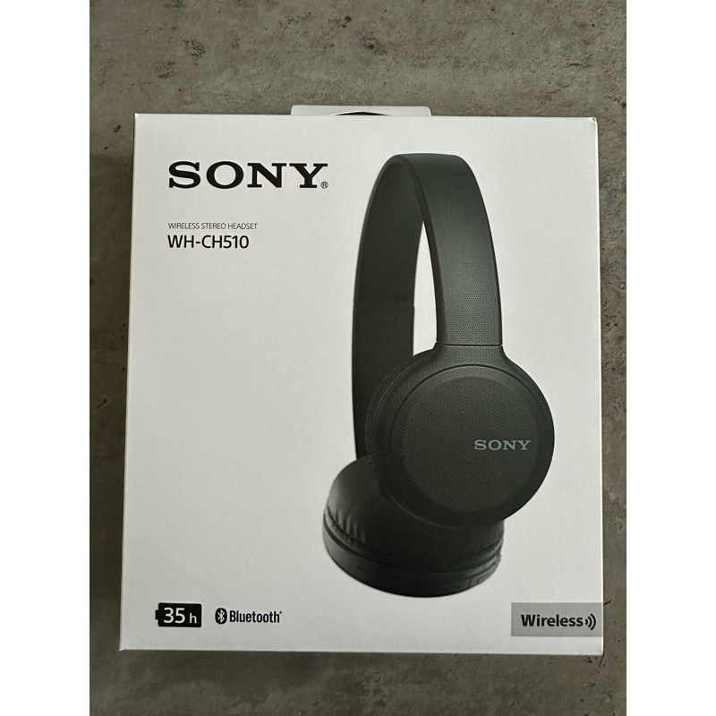 SONY 無線立體耳機 WH-CH510 黑色