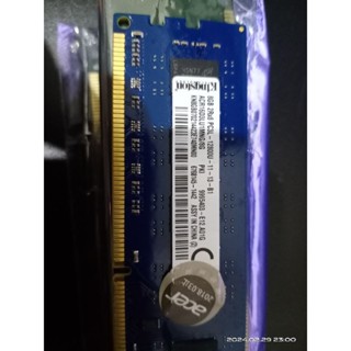金士頓 Kingston PC3L-12800U DDR3 1600 8GB 記憶體 正常使用 無保固