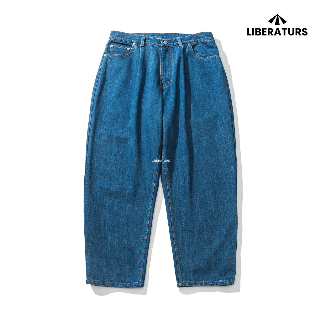 《HUMMON SELECT👥 》LIBERATURS 24S/S BASIC INDIGO深藍原色牛仔褲