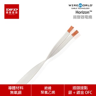 WIREWORLD 美國 Horizo​​n 喇叭線 2.0M - 6.0M 臺灣公司貨 (導體材料 無氧銅)