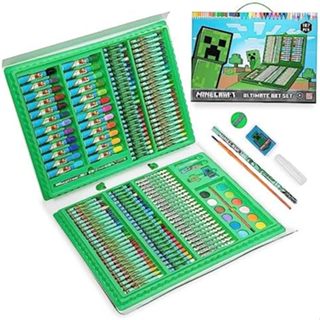 預購🚀空運🚀英國專櫃 Minecraft 麥塊 我的世界文具 蠟筆 彩色筆 直尺 鉛筆 橡皮擦 筆記本 色鉛筆 蠟筆