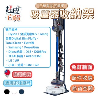 【臺灣現貨】手持式吸塵器收納架 吸塵器收納架 Dyson 吸塵器架 掃地機器人收納 收納架 超皮百貨【CC-A051】