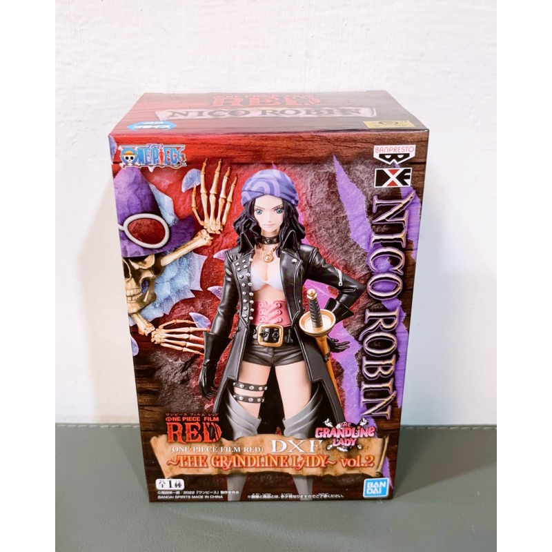 現貨 金證 航海王 海賊王 DXF  GRANDLINE 劇場版 妮可羅賓 RED NICO ROBIN