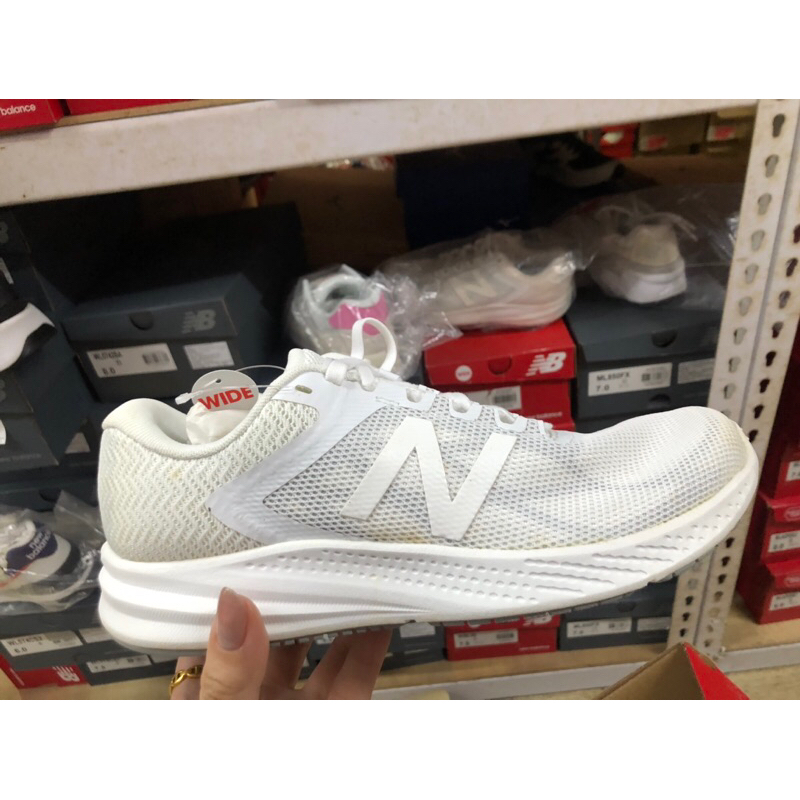 穿oh shose👟出清特賣 過季 Ng商品 nb new balance 490 v6 全白 慢跑鞋 女 輕量 透氣