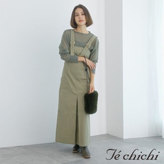 Te chichi 可調式吊帶棉質合身背心洋裝(FC33L0H0580)