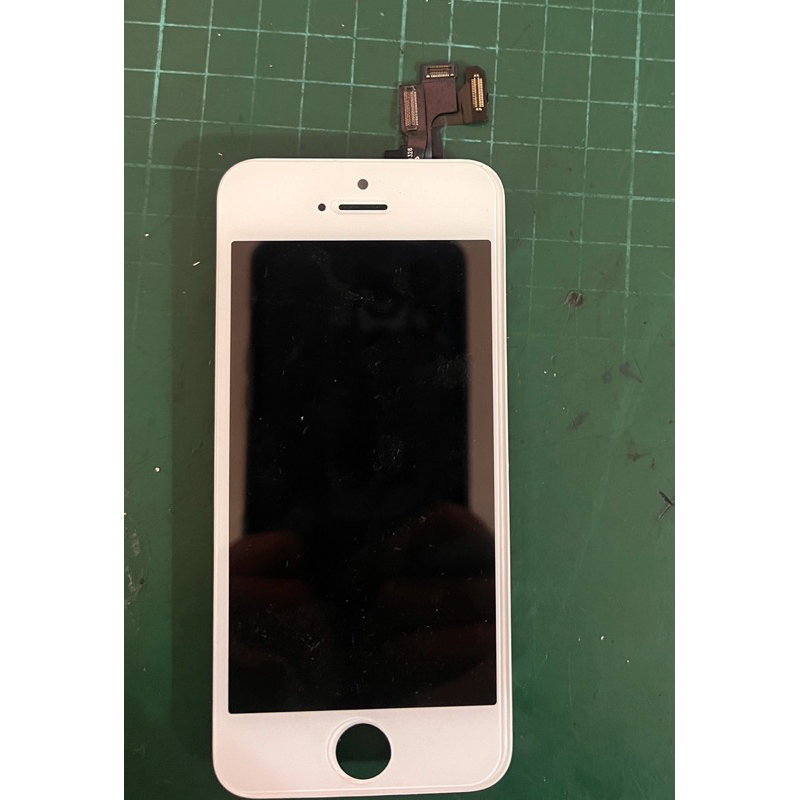 IPhone 5s 副廠螢幕 良品 帶原廠聽筒前鏡頭排線，無法鎖六角螺絲，當瑕疵品賣