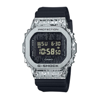 全新台灣卡西歐公司貨G-SHOCK 斑駁迷彩 搖滾獨特 時尚金屬錶 經典方型 GM-5600GC-1 ㄧ年保固