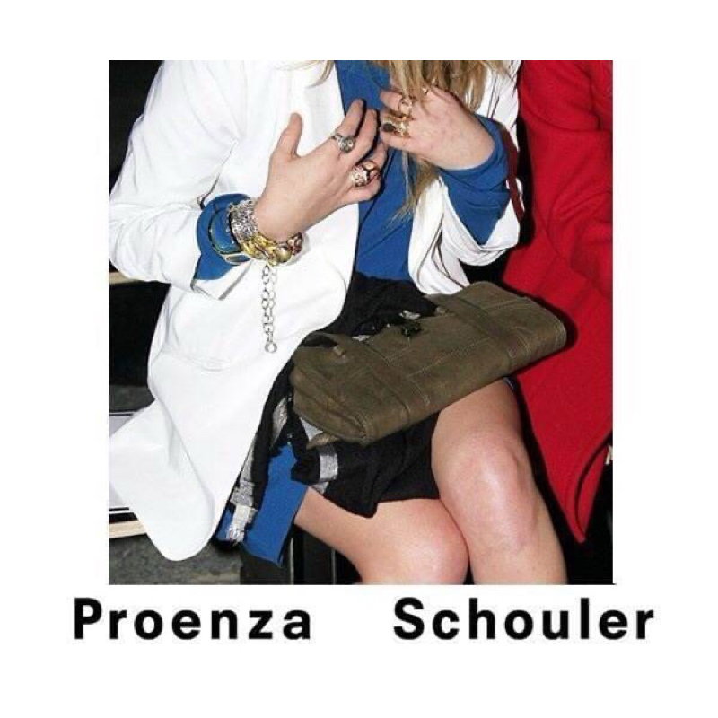 proenza schouler ps1 牛皮手拿包 晚宴包 斜背包 woc 可加鍊條