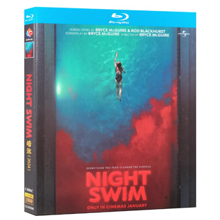 BD藍光歐美電影《暗泳/午夜遊泳/游夜水 Night Swim》 2024年美國驚悚恐怖影片 超高清1080P藍光光碟盒