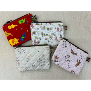 （多圖可選)台灣製造防水包 Dolly Club ~棉布系列之簡單零錢包、小方零包、四方零錢包