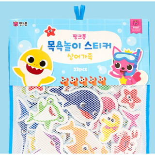 現貨-韓國代購 碰碰狐 鯊魚寶寶 babyshark 洗澡貼 洗澡玩具