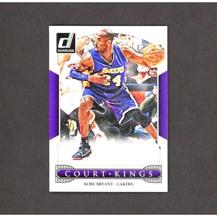 老大 Kobe Bryant 油畫Donruss Court Kings Lakers 湖人版本 球員卡 特卡 2014