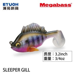 MEGABASS SLEEPER GILL 3.2吋 3/4oz [漁拓釣具] [路亞硬餌]