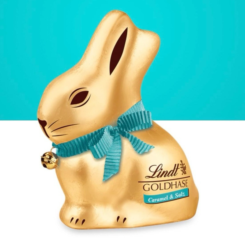 ［現貨］瑞士蓮巧克力復活節限定/新上市藍色蝴蝶結之海鹽焦糖金兔兔/迷你蛋蛋綜合巧克力