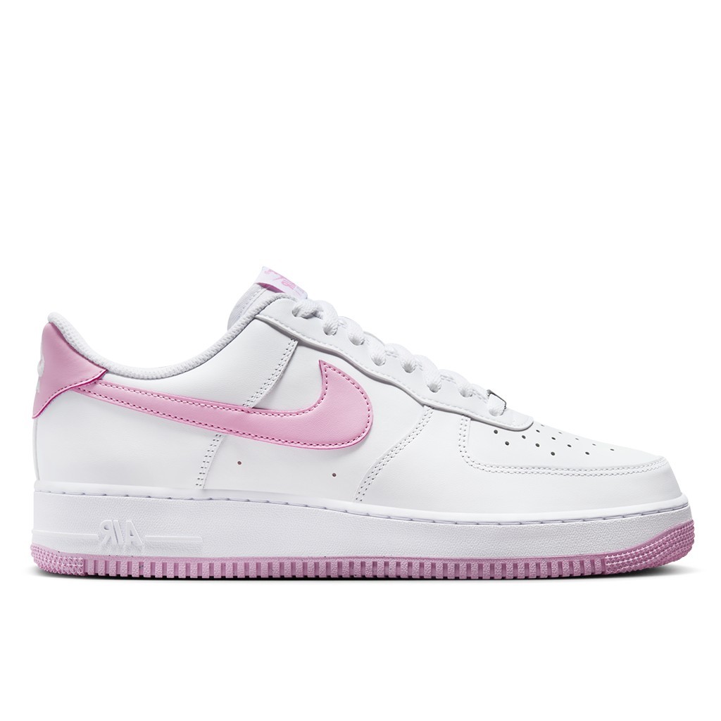 NIKE AIR FORCE 1 '07 PINK RISE 粉紅泡泡糖 白粉紅【A-KAY0】【FJ4146-101】