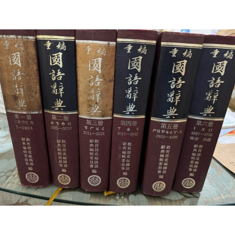 白鷺鷥書院（二手書）重編國語辭典（1-6冊） 商務出版 民國70年 不可併單
