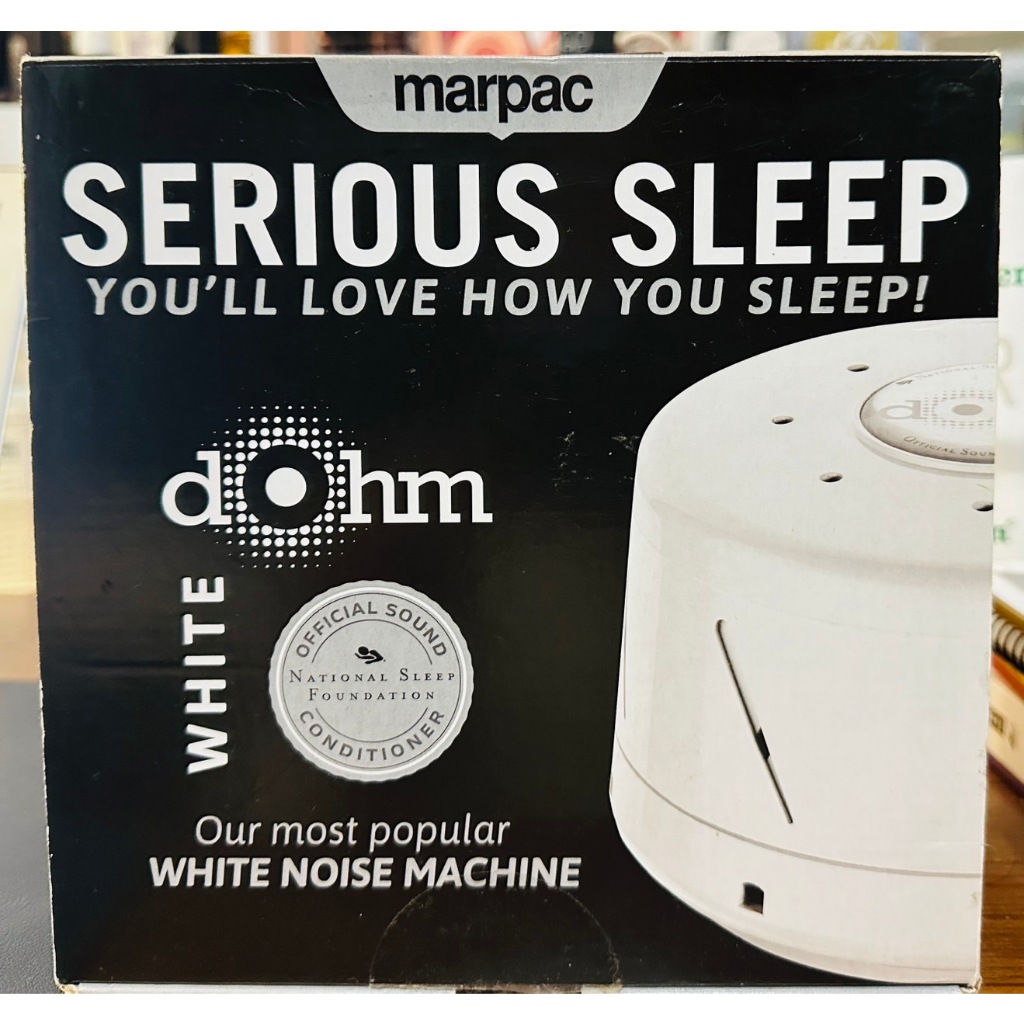 &lt;全新&gt;美國 Marpac 除噪助眠機 自然的產生白噪音 睡眠神器 白色 全新 Dohm-Elite